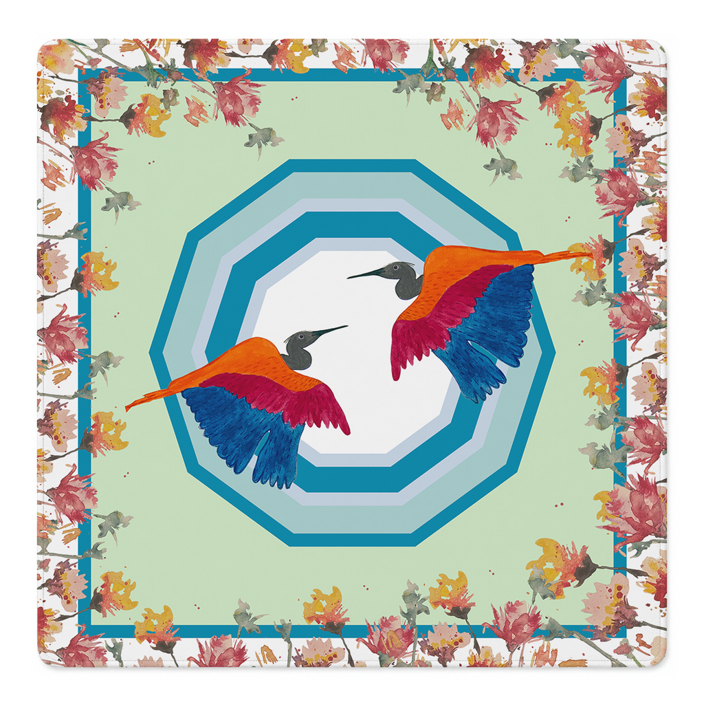 Bullseye in Bloom Mahjong Mat | Mahjong by SI