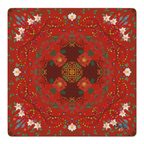 Crimson Lotus Dreams Mahjong Mat | Mahjong by SI
