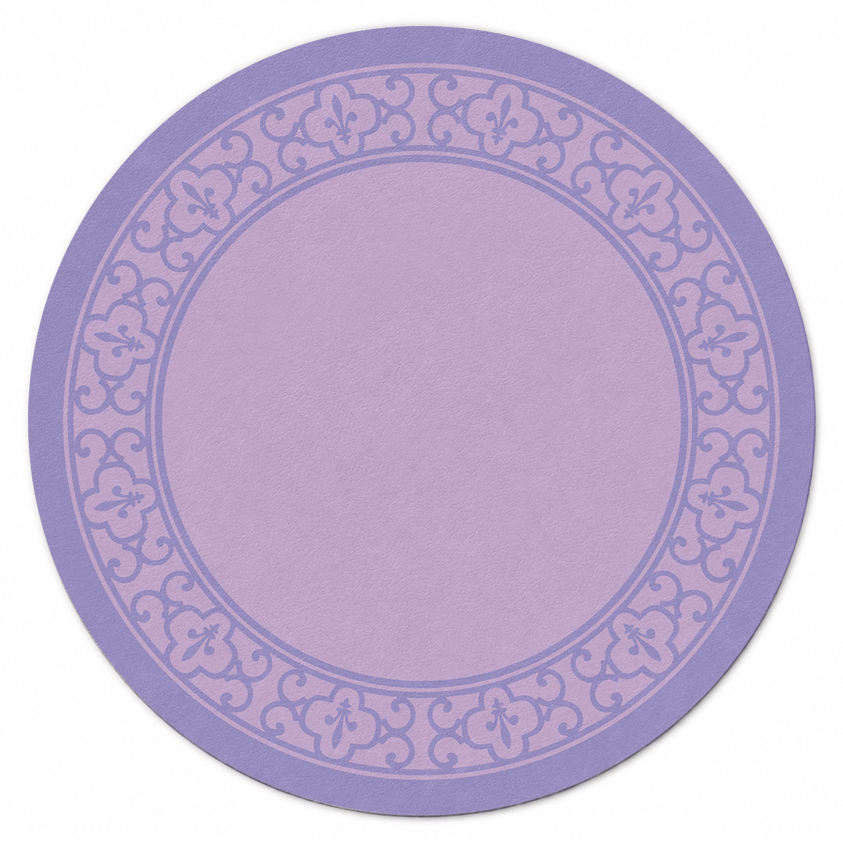 Lavender Fleur de Lis Mahjong Mat | Mahjong by SI