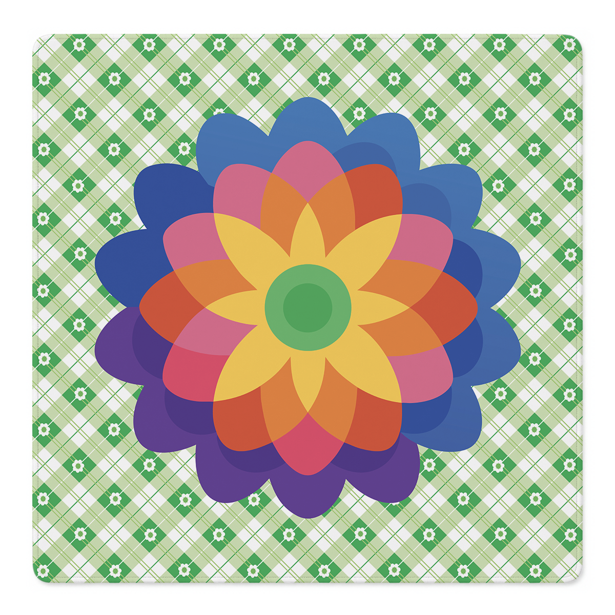 Bloom with a View Mahjong Mat | Mahjong by SI