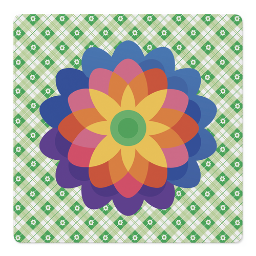 Bloom with a View Mahjong Mat | Mahjong by SI