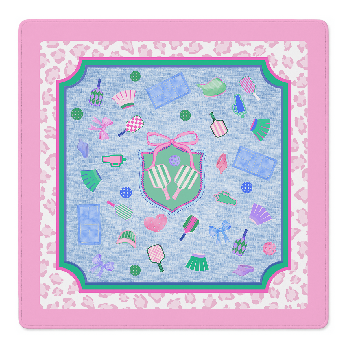 Pickle Me Pink Mahjong Mat | Mahjong by SI