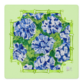Bamboozled in Blue Mahjong Mat | Mahjong by SI