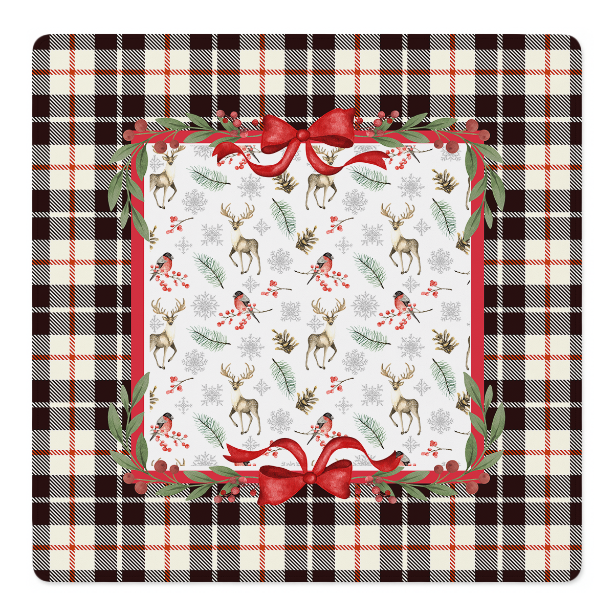 Oh Deer Its Christmas Mahjong Mat | Mahjong by SI