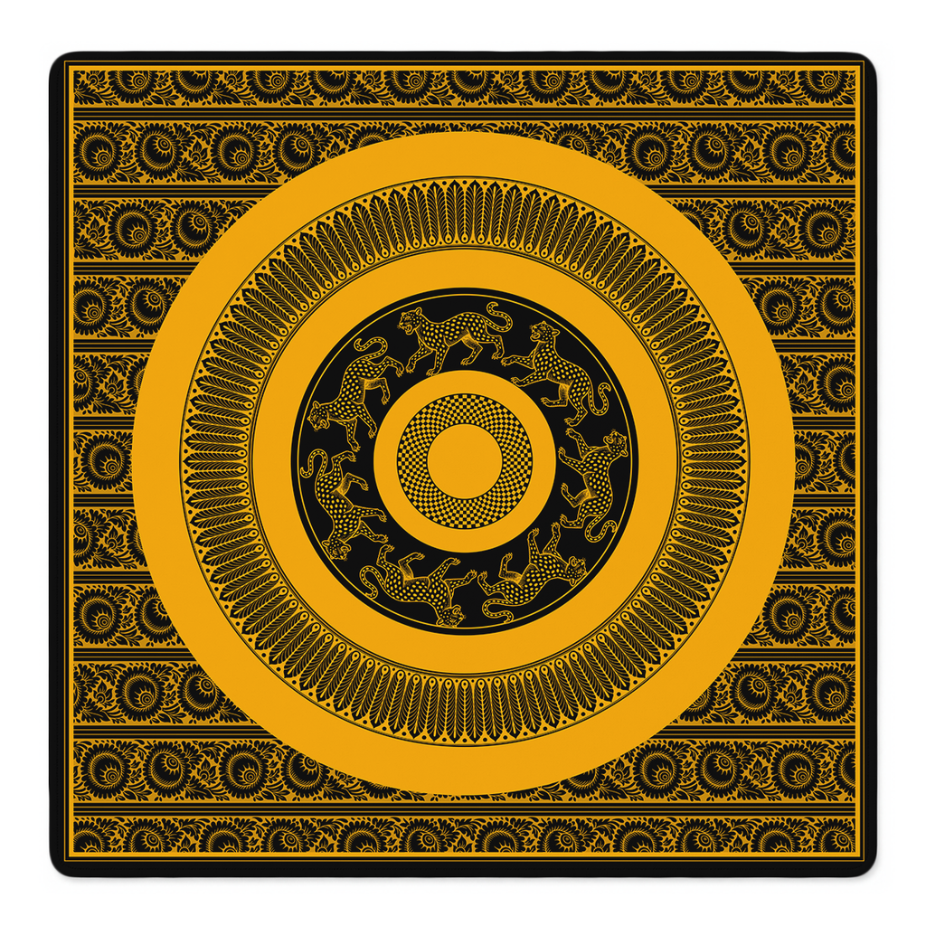 Fiera Ámbar Mahjong Mat by Catalina Estrada | Mahjong by SI
