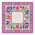 Floral Fiesta Frame Mahjong Mat by Mahjong by SI