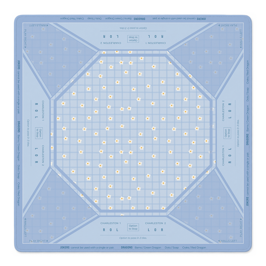 Daisy Chain Reaction Mahjong Mat | Mahjong by SI