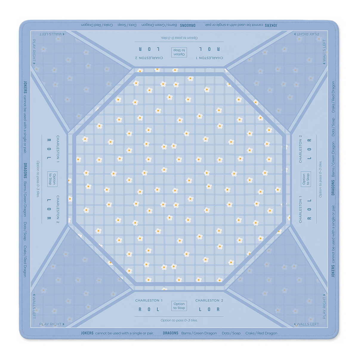 Daisy Chain Reaction Mahjong Mat | Mahjong by SI
