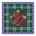 Poinsettia Plaid Party Mahjong Mat | Mahjong by SI
