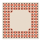Peachy Keen Pixels Mahjong Mat | Mahjong by SI