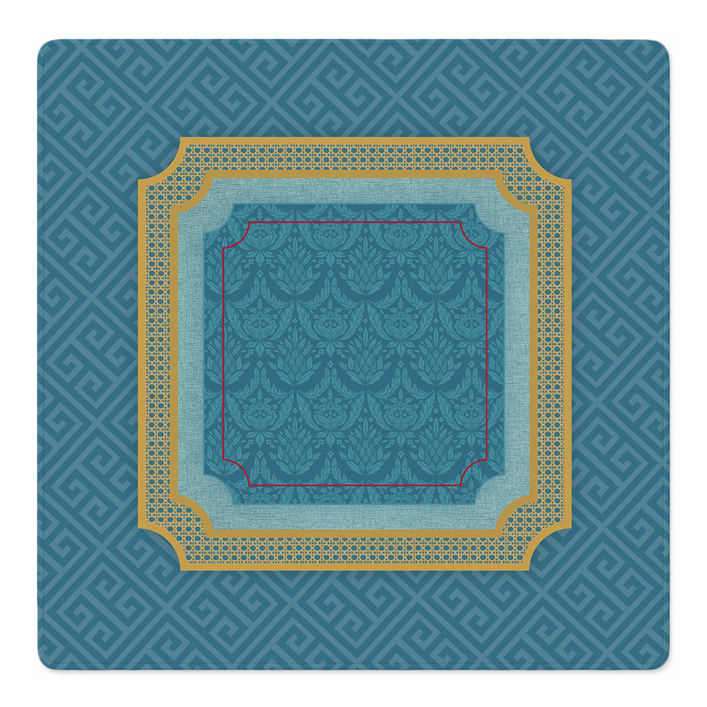 Teal Me About It Mahjong Mat | Mahjong by SI