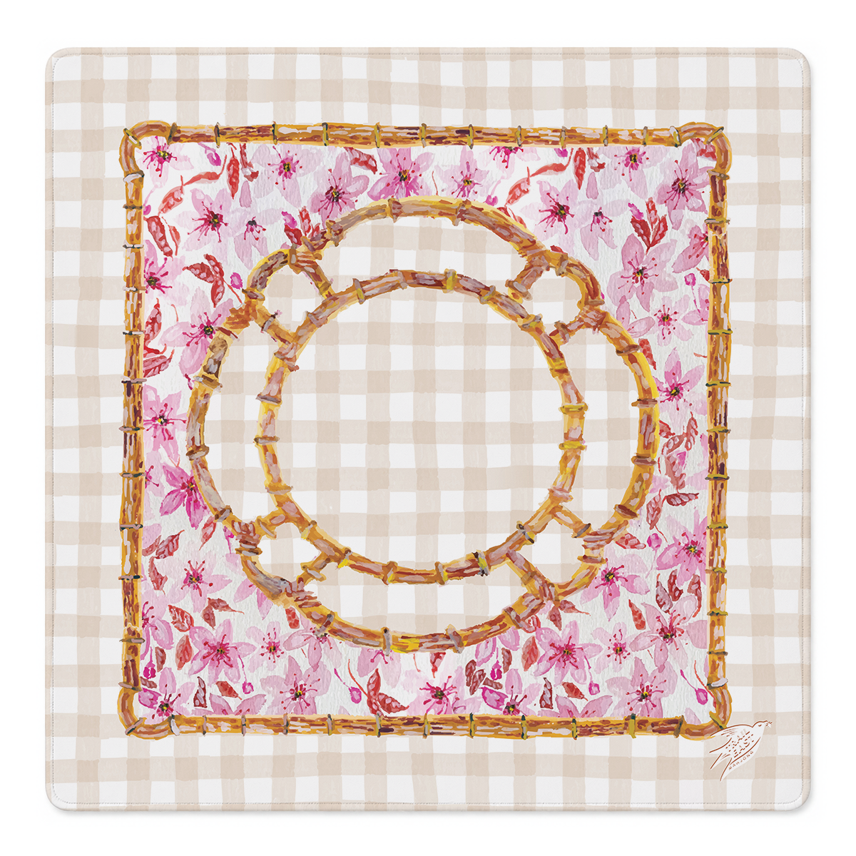 Cherry Blossom Bamboo Mahjong Mat | Mahjong by SI