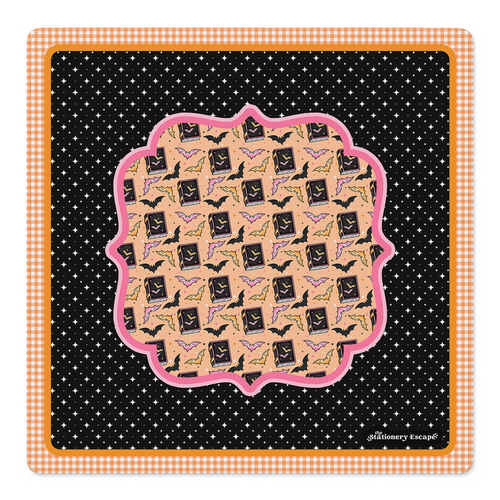 Bats and Books Club Mahjong Mat | Mahjong by SI