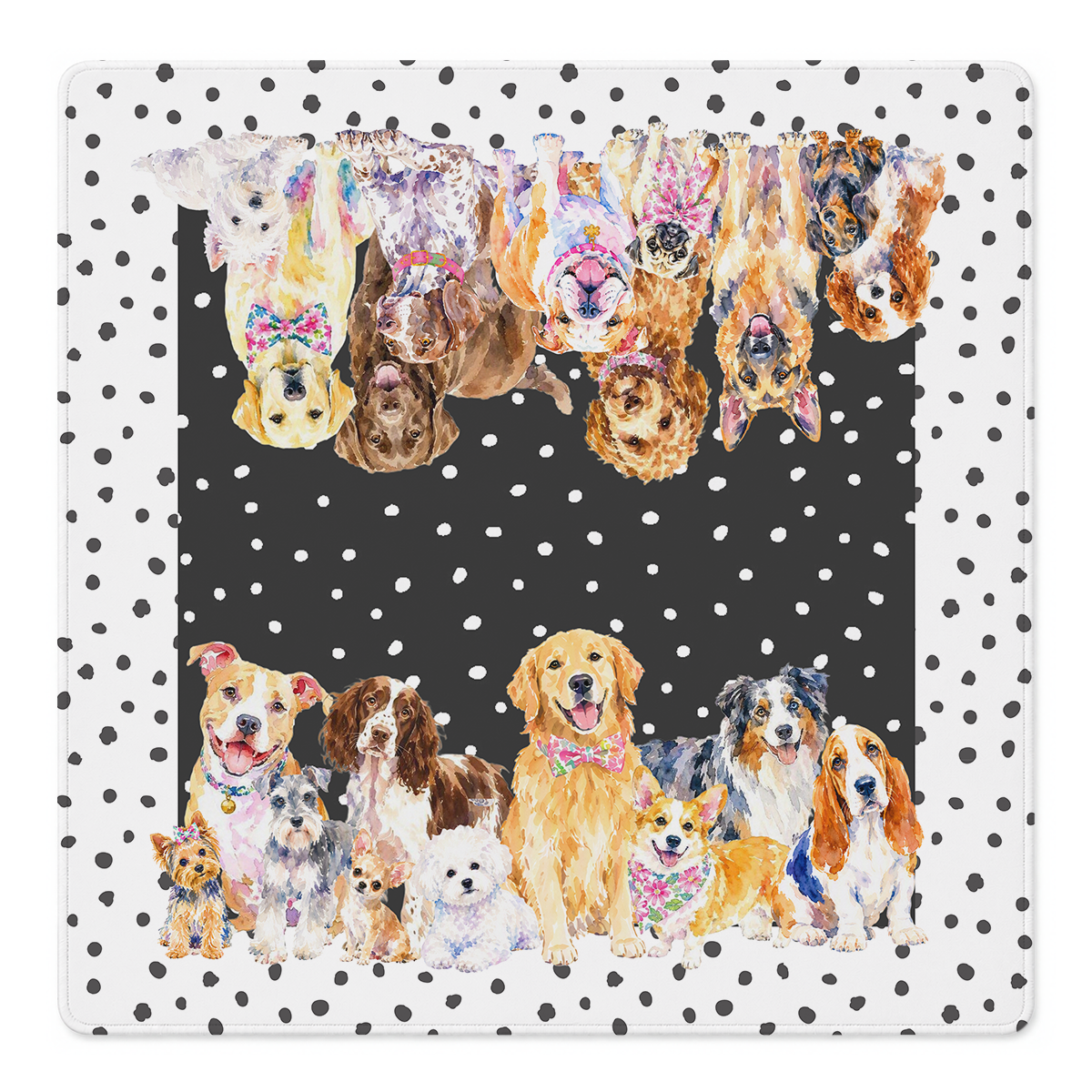 Dotty for Dogs Mahjong Mat | Mahjong by SI