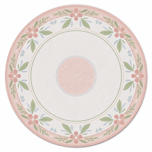 Blush Meadow Garland Mahjong Mat | Mahjong by SI