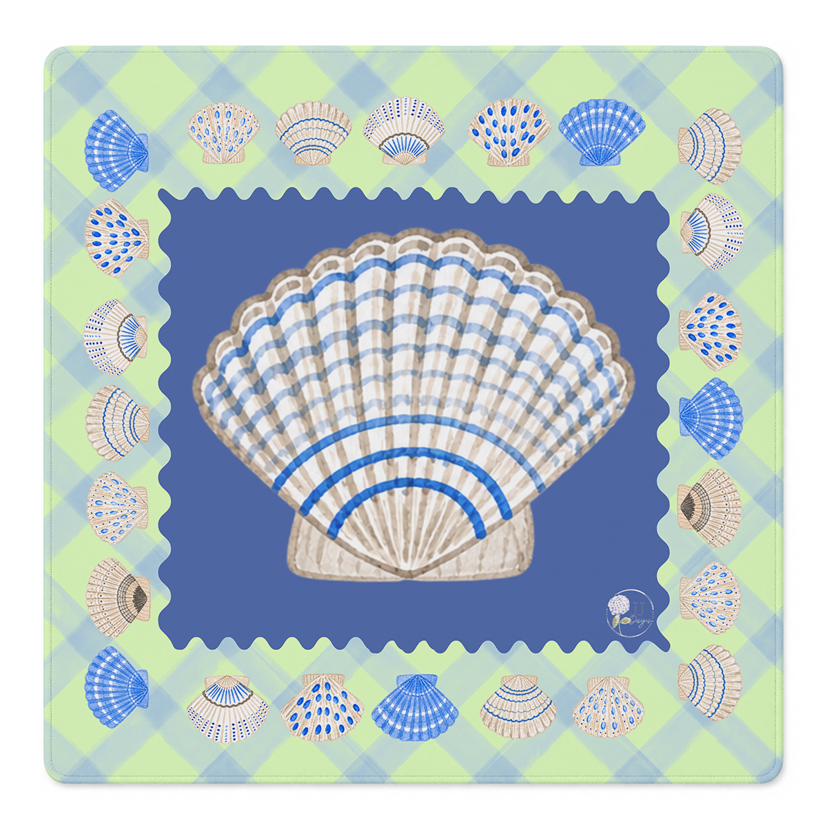 Scallop Me Maybe Mahjong Mat | Mahjong by SI