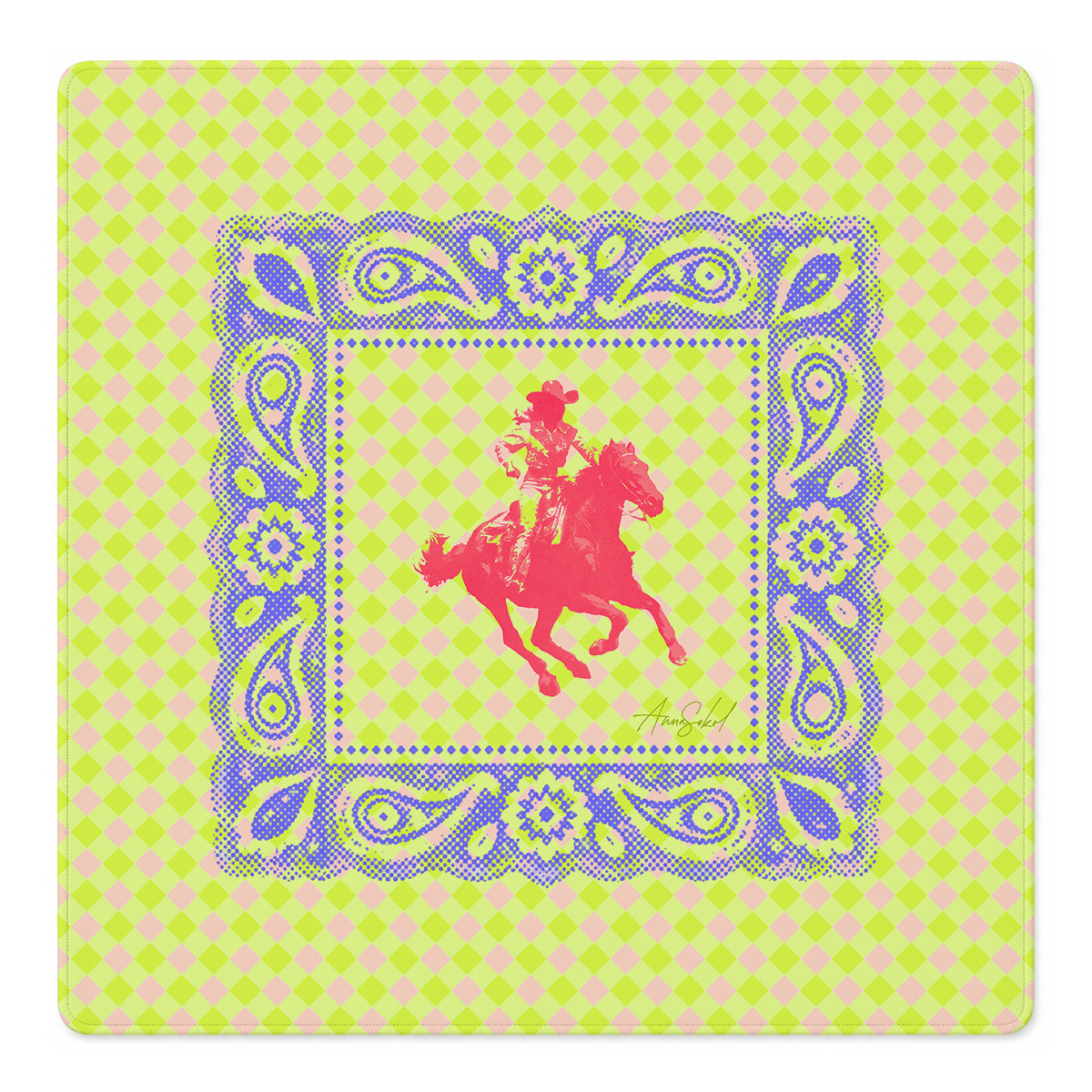 Rodeo Drive Me Wild Mahjong Mat | Mahjong by SI
