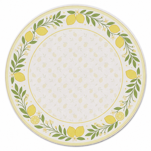 Amalfi Lemon Wreath Mahjong Mat | Mahjong by SI