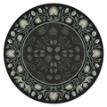 Midnight Thistle Medallion Mahjong Mat | Mahjong by SI