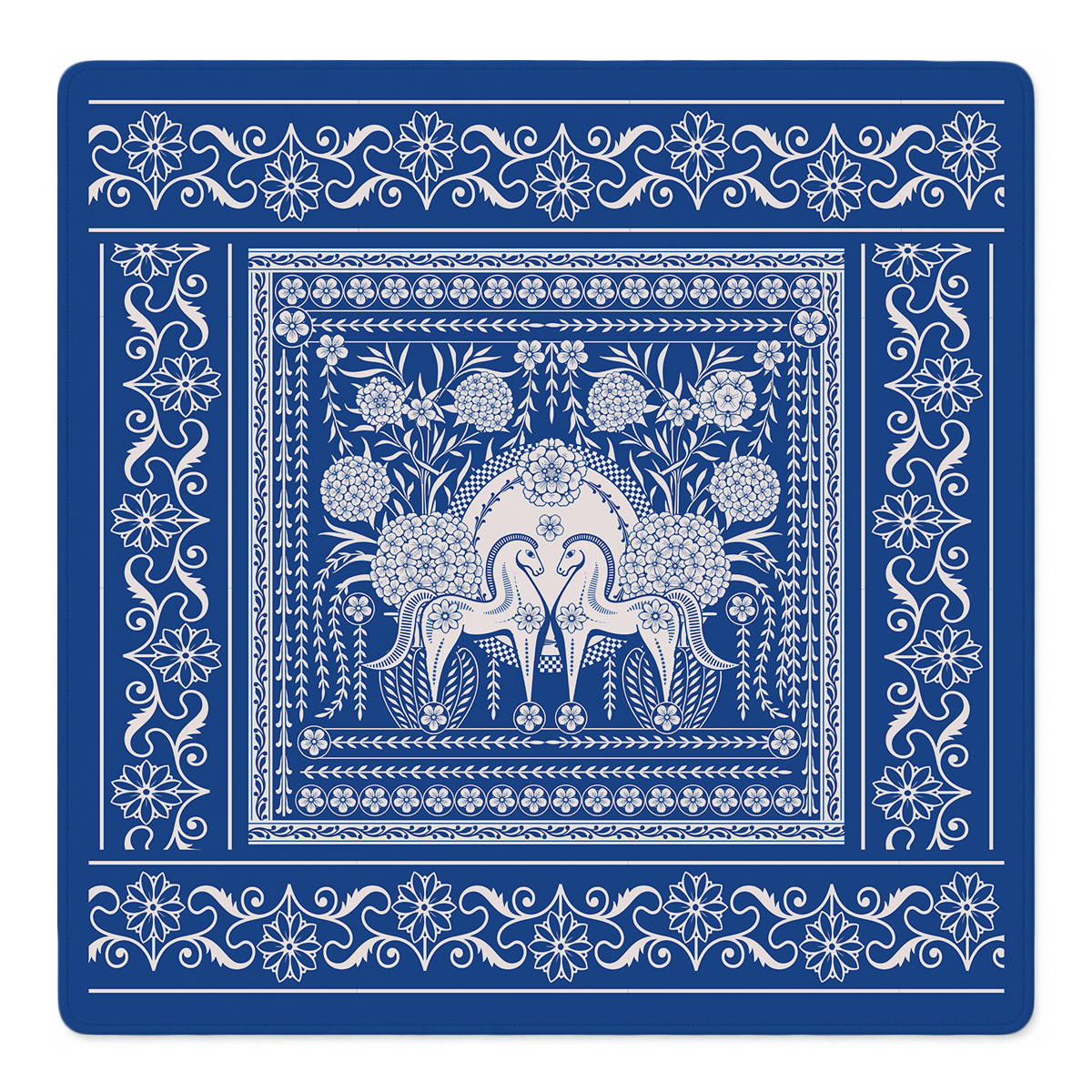 Brío Azul Mahjong Mat by Catalina Estrada | Mahjong by SI