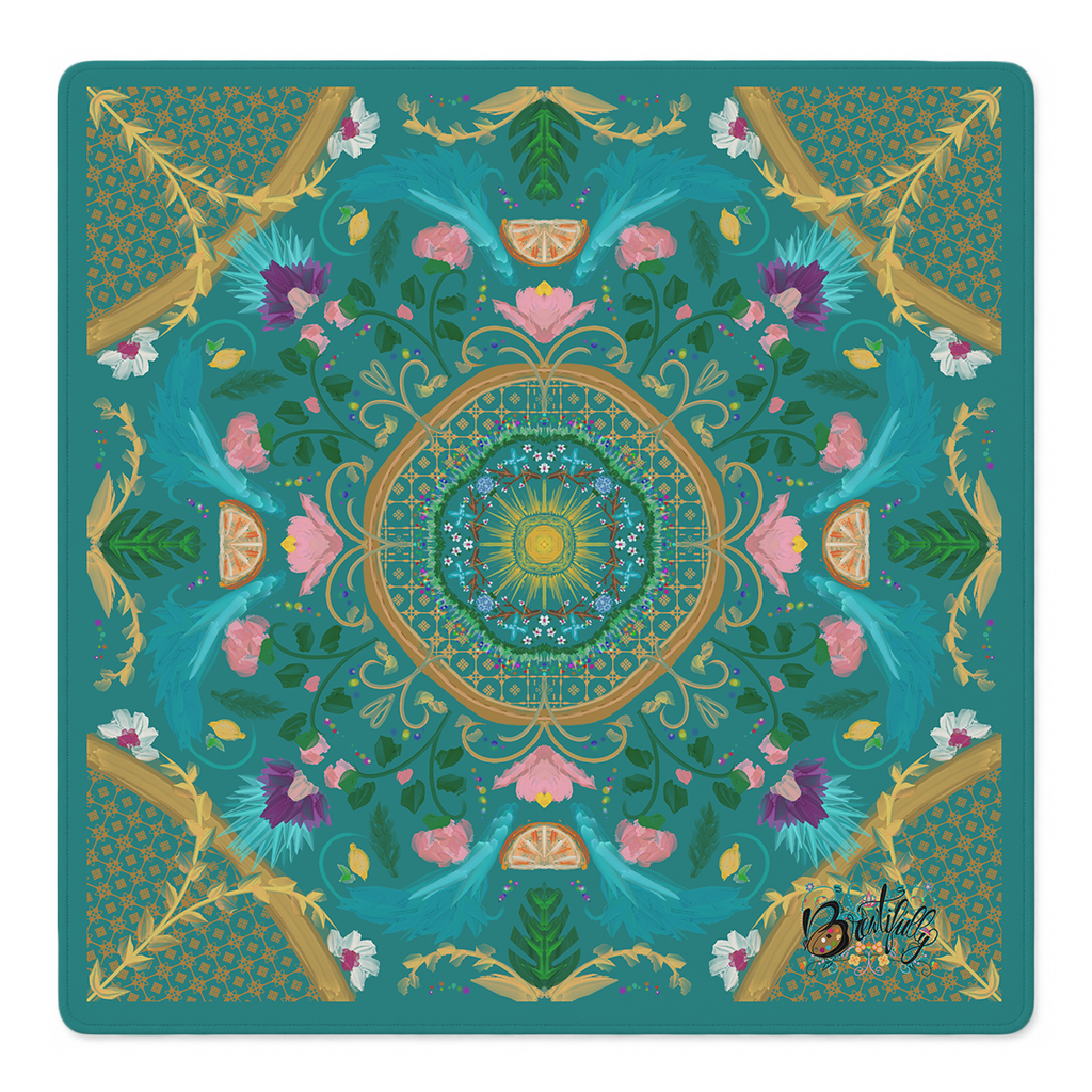 Citrus Sunrise Serenade Mahjong Mat | Mahjong by SI