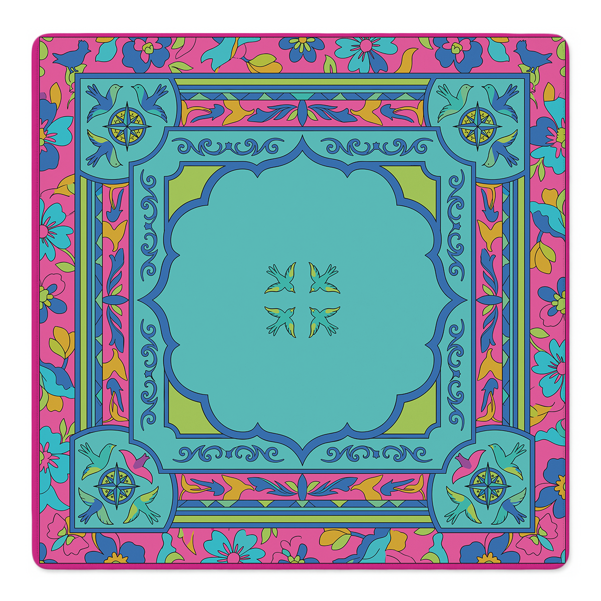 Fly Me to the Bloom Mahjong Mat by Mahjong by SI