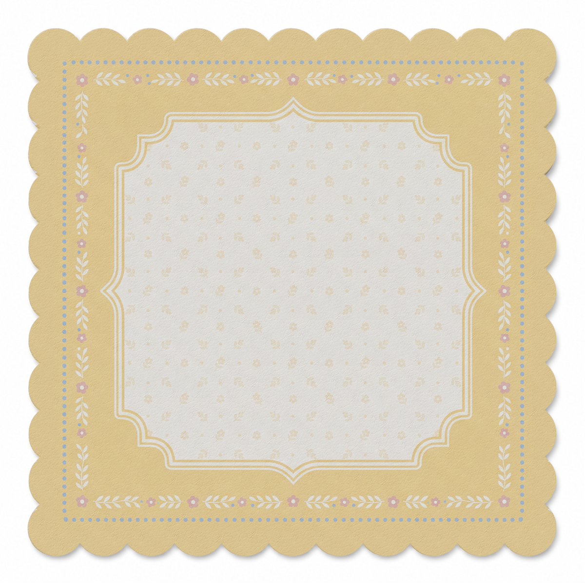 Primrose Cottage Cameo Mahjong Mat | Mahjong by SI