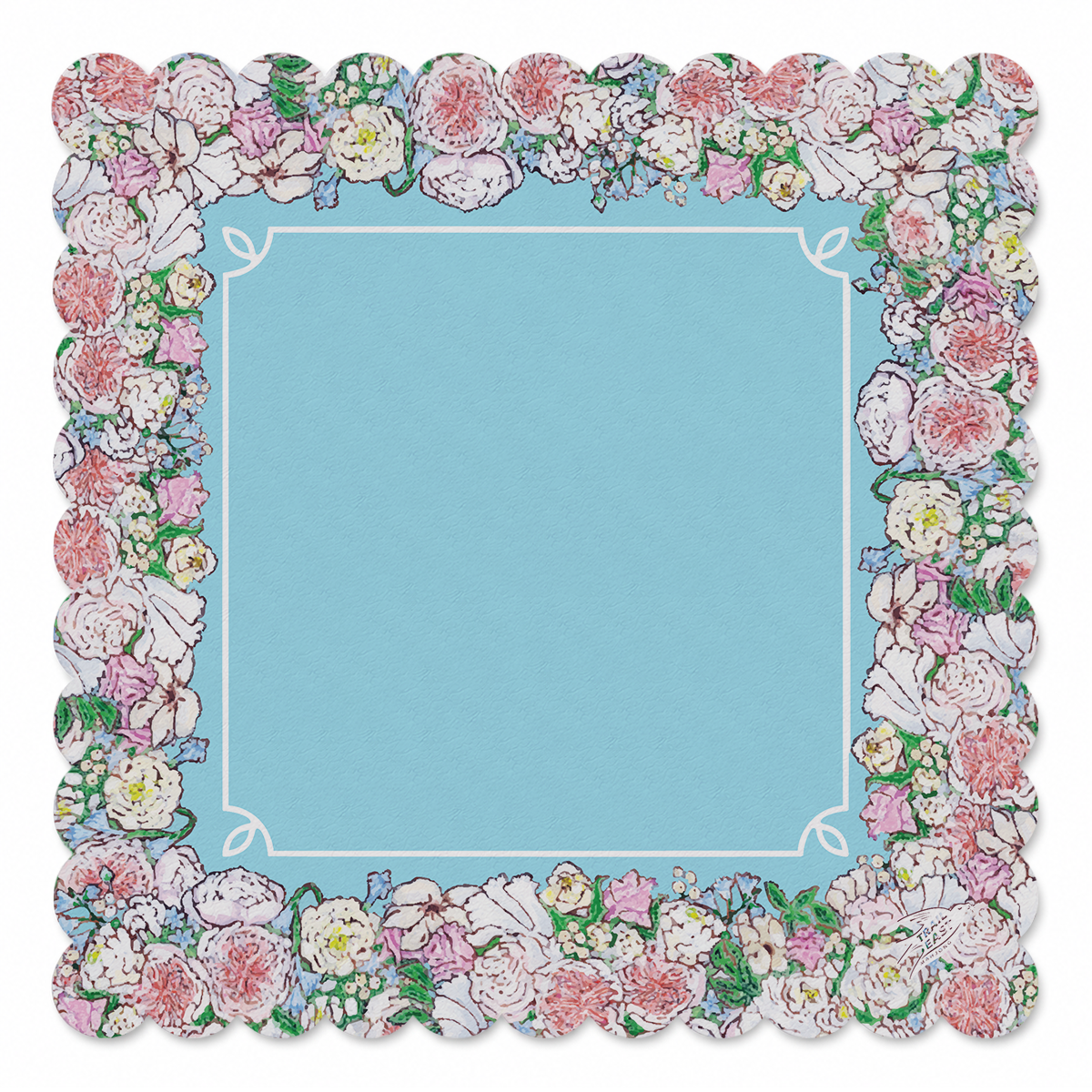 Garden Party Blooms Mahjong Mat | Mahjong by SI