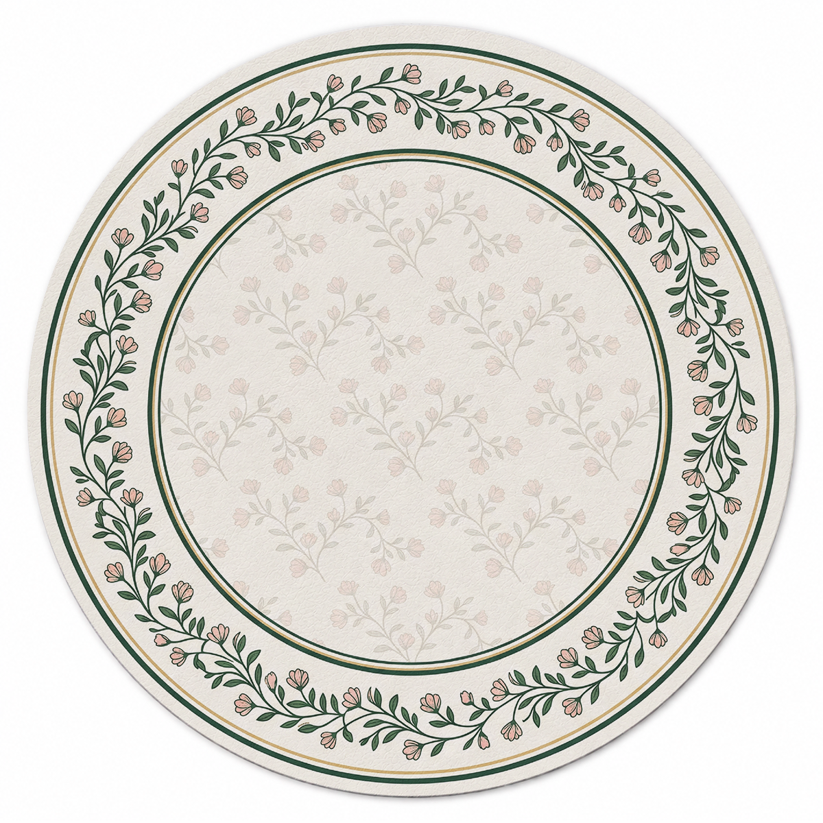Meadow Vine Wreath Mahjong Mat | Mahjong by SI