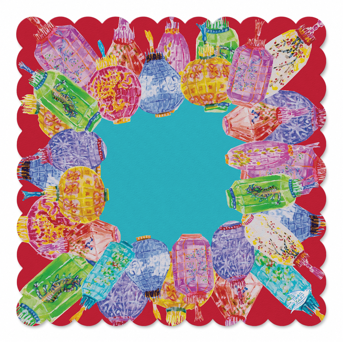 Lantern Festival Glow Mahjong Mat | Mahjong by SI