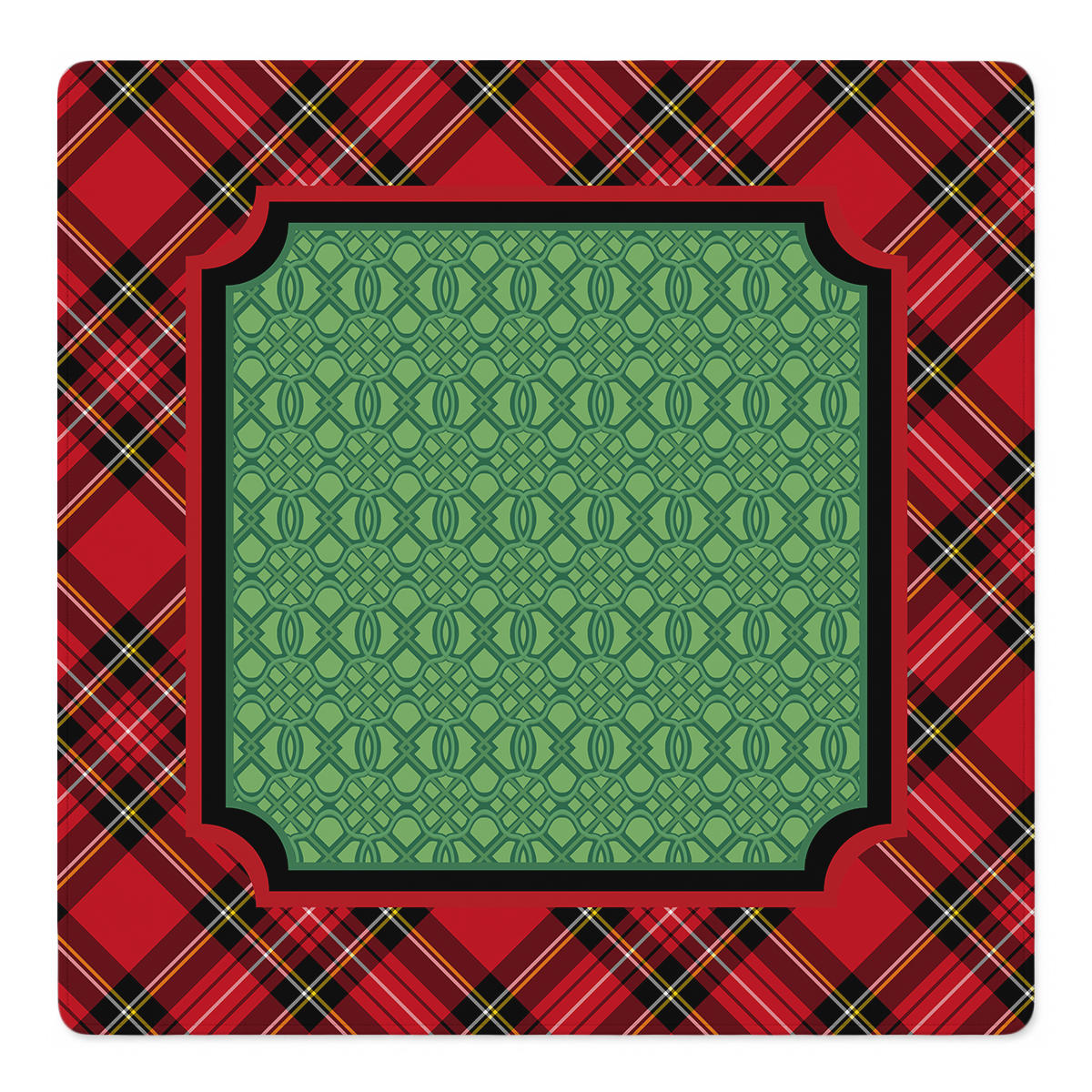 Tartan Yule Believe It Mahjong Mat | Mahjong by SI