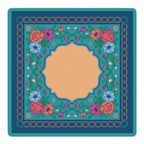 Chain Reaction Blooms Mahjong Mat by Mahjong by SI