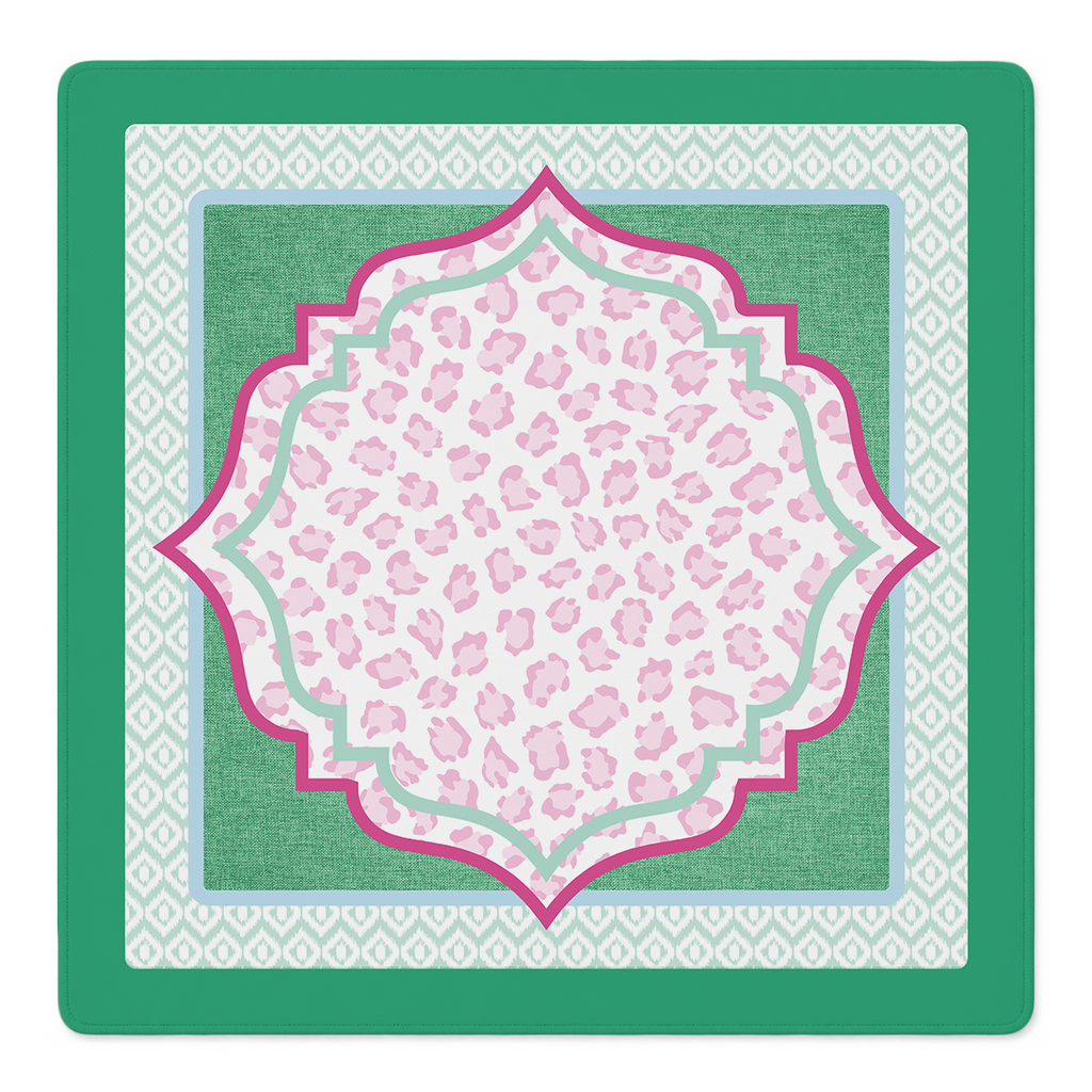 Leopard Print Charming Mahjong Mat | Mahjong by SI