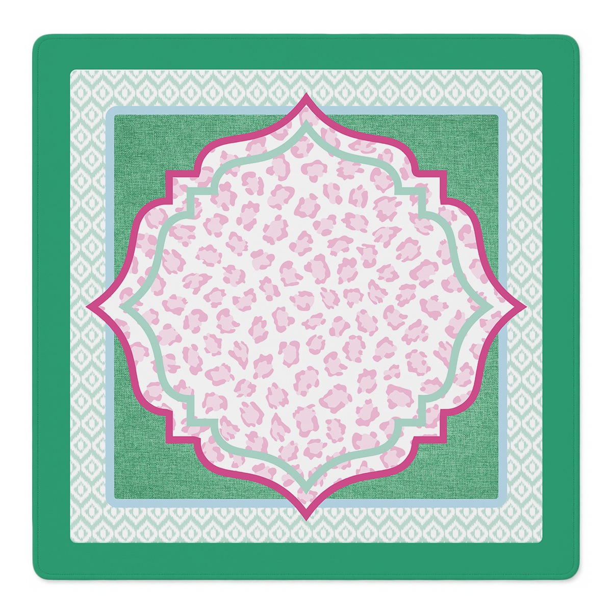 Leopard Print Charming Mahjong Mat | Mahjong by SI