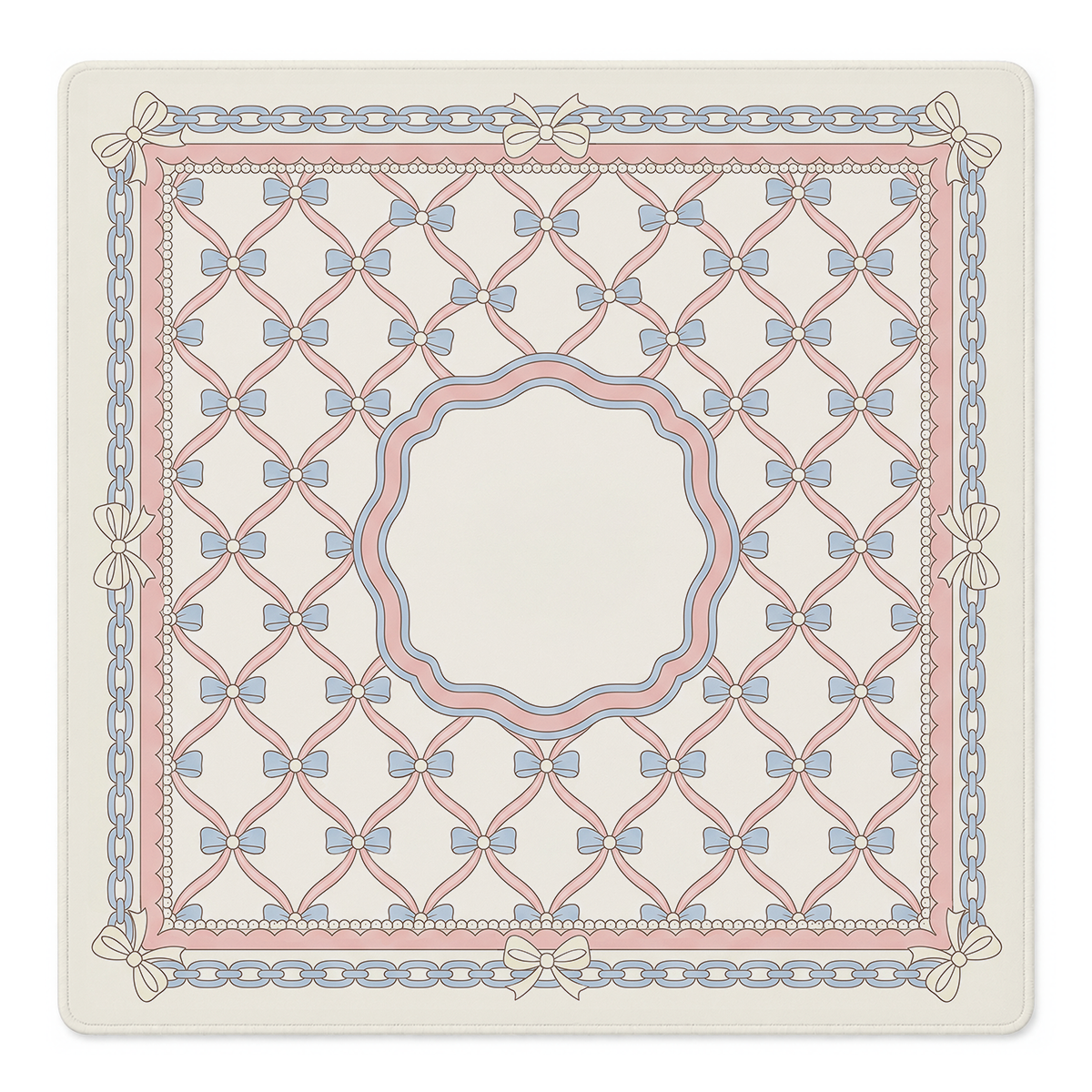 Tied with a Bow Mahjong Mat by Mahjong by SI