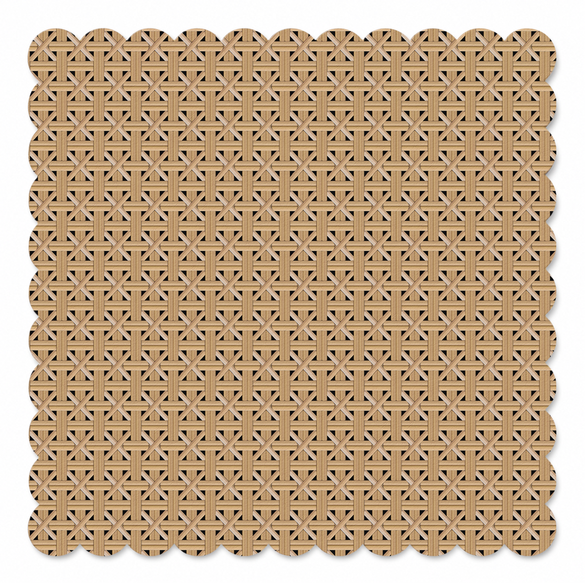 Golden Cane Weave Mahjong Mat | Mahjong by SI