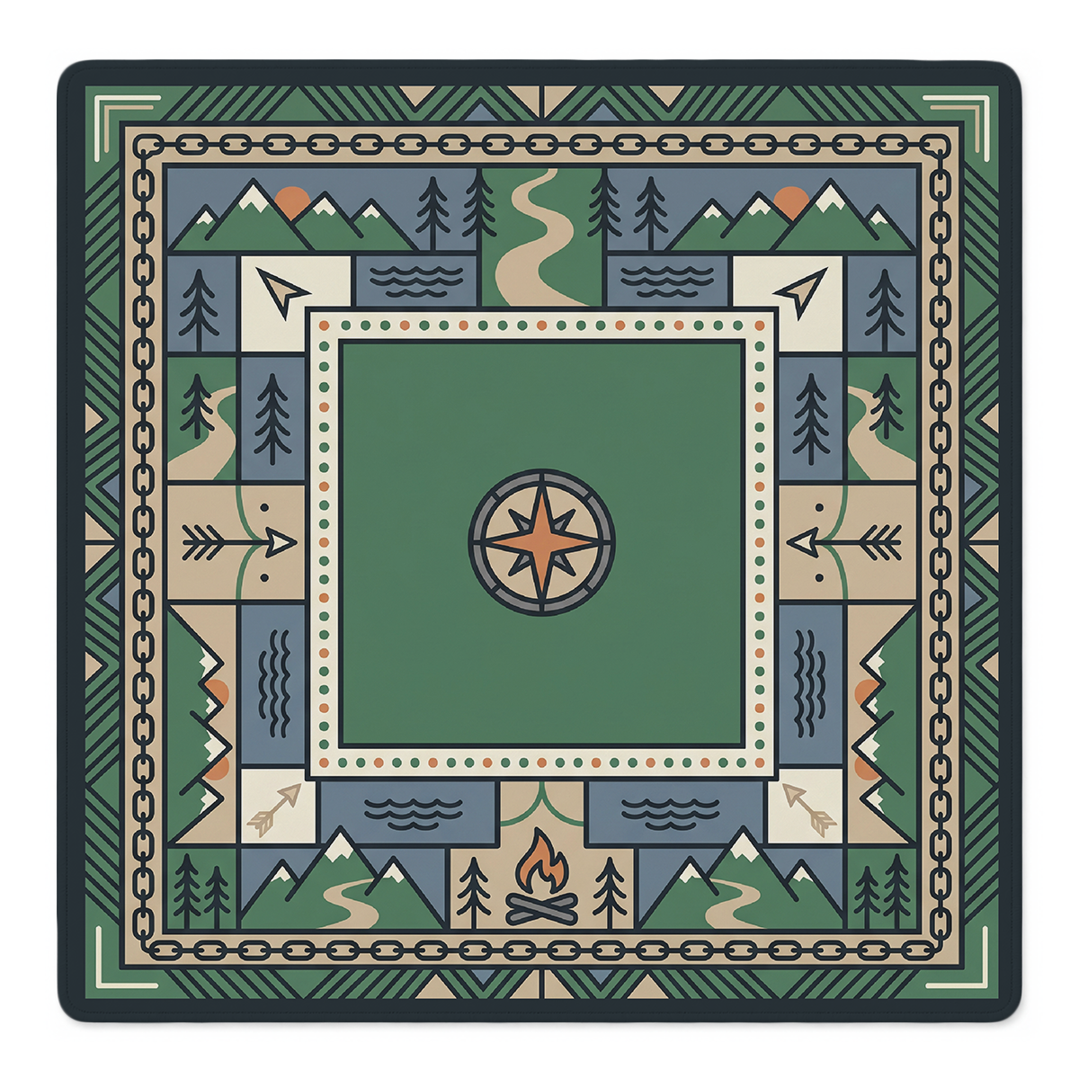 Trail Mix and Match Mahjong Mat by Mahjong by SI