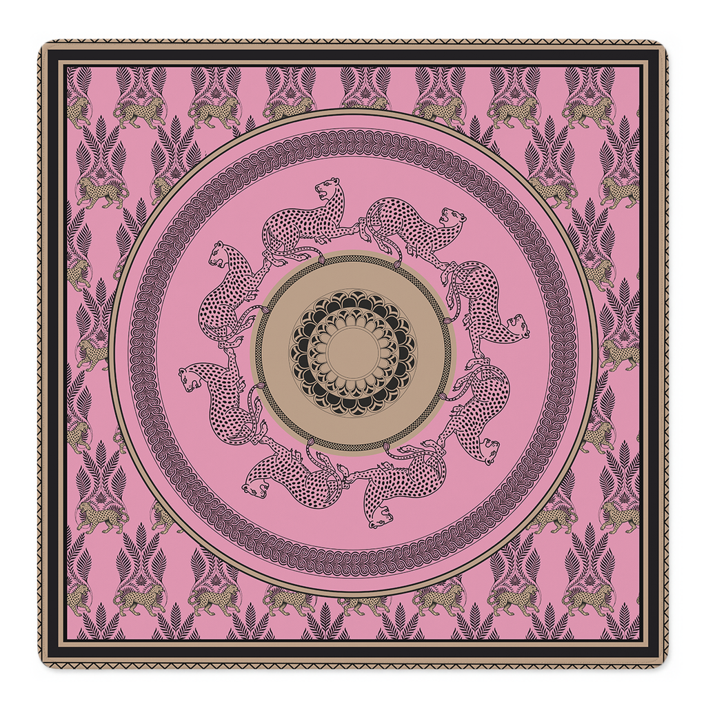 Fiera Fucsia Mahjong Mat by Catalina Estrada | Mahjong by SI