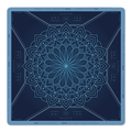 Midnight Mandala Mahjong Mat by Mahjong by SI