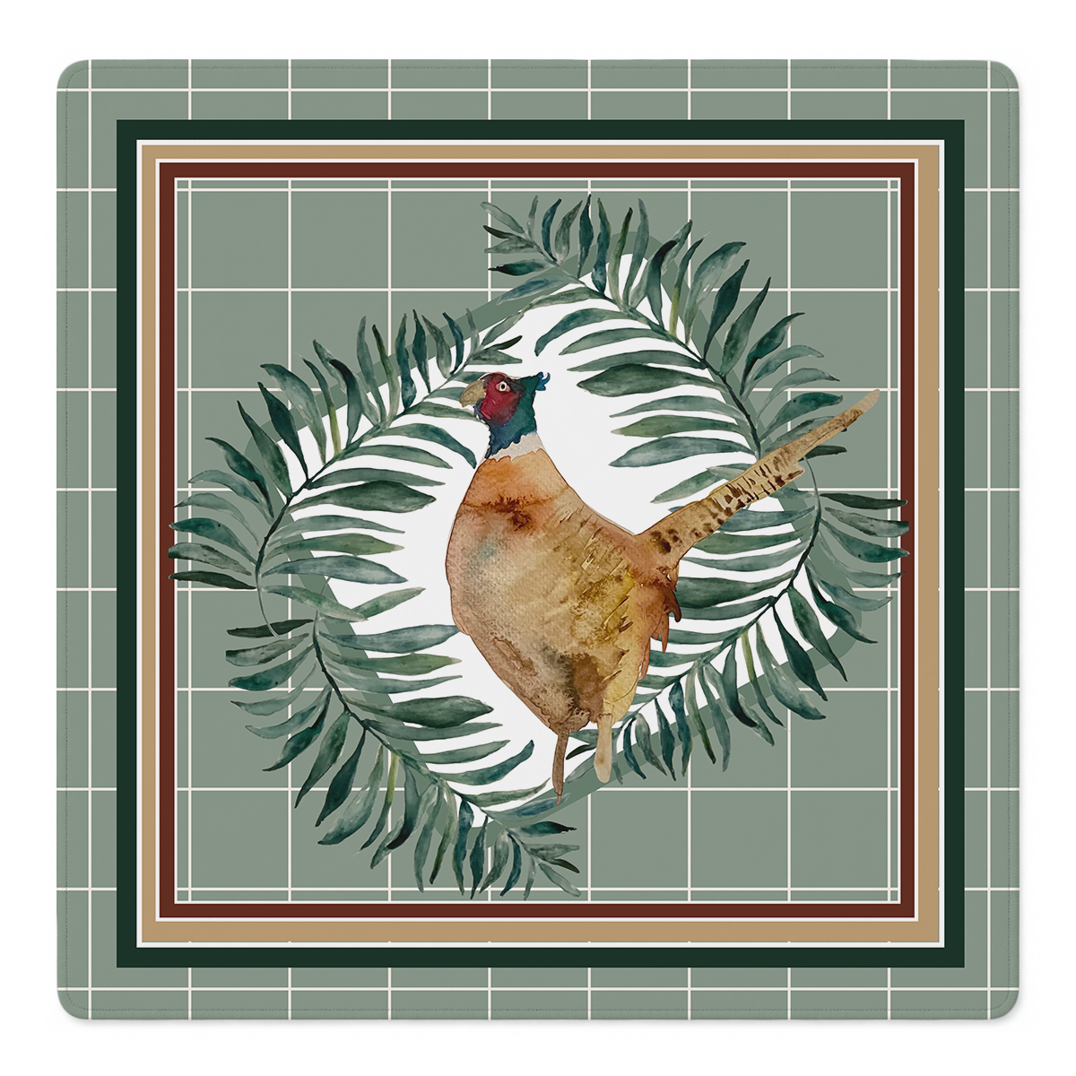 Pheasant Me Not Mahjong Mat | Mahjong by SI