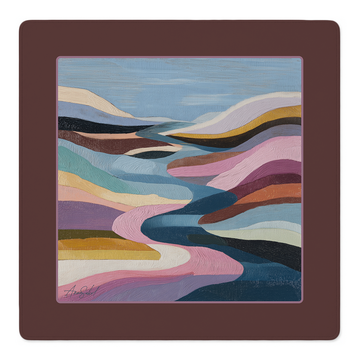 Valley of a Thousand Hues Mahjong Mat | Mahjong by SI