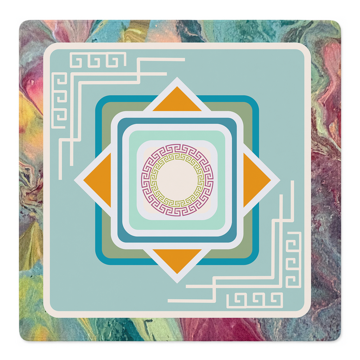 Greek to Meet You Mahjong Mat | Mahjong by SI