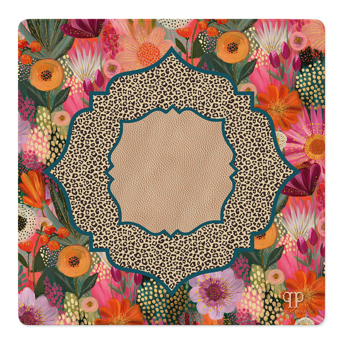 Leopard Print Charming Mahjong Mat | Mahjong by SI