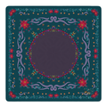 Ribbon and Poinsettia Soiree Mahjong Mat | Mahjong by SI