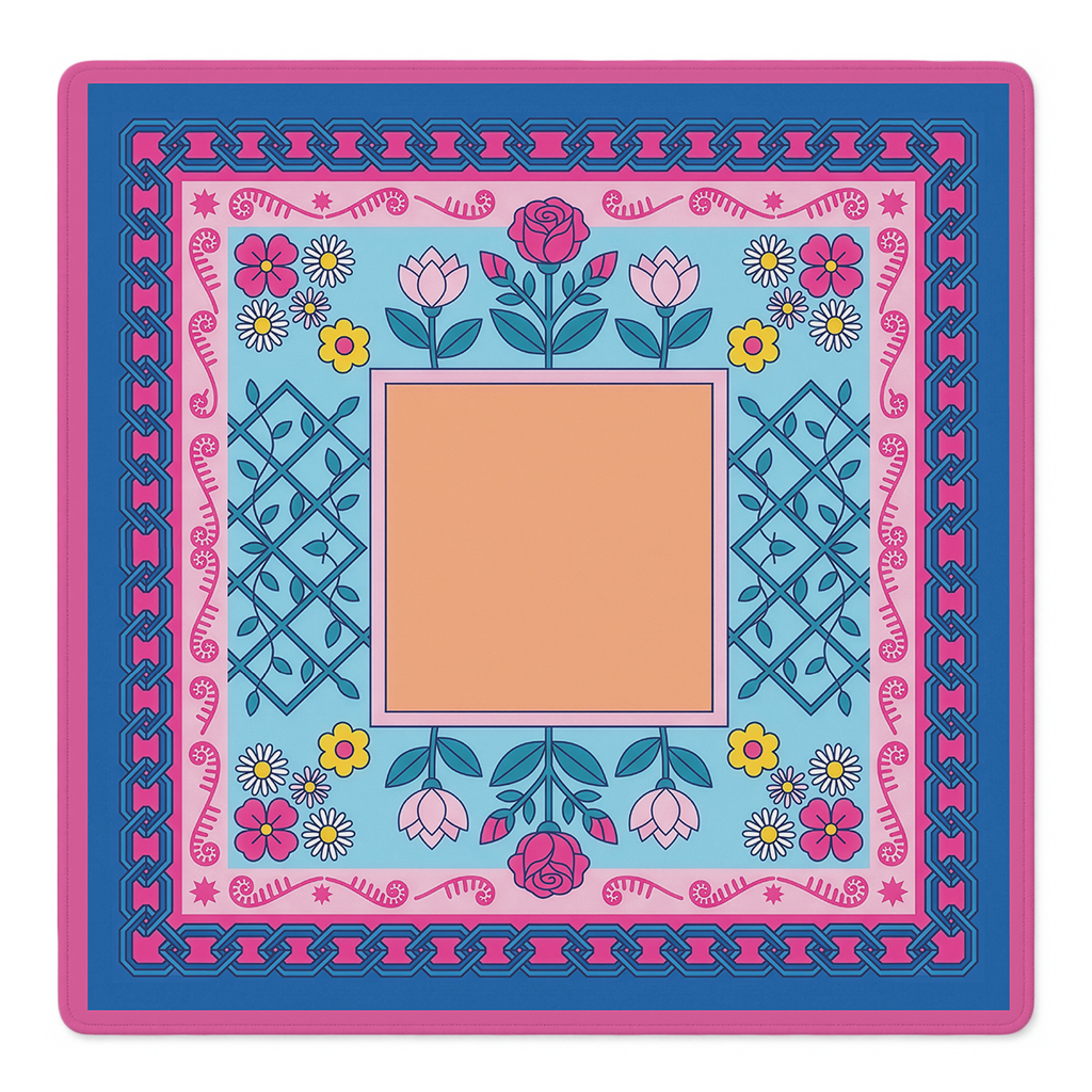 Bloom Where You Are Planted Mahjong Mat by Mahjong by SI