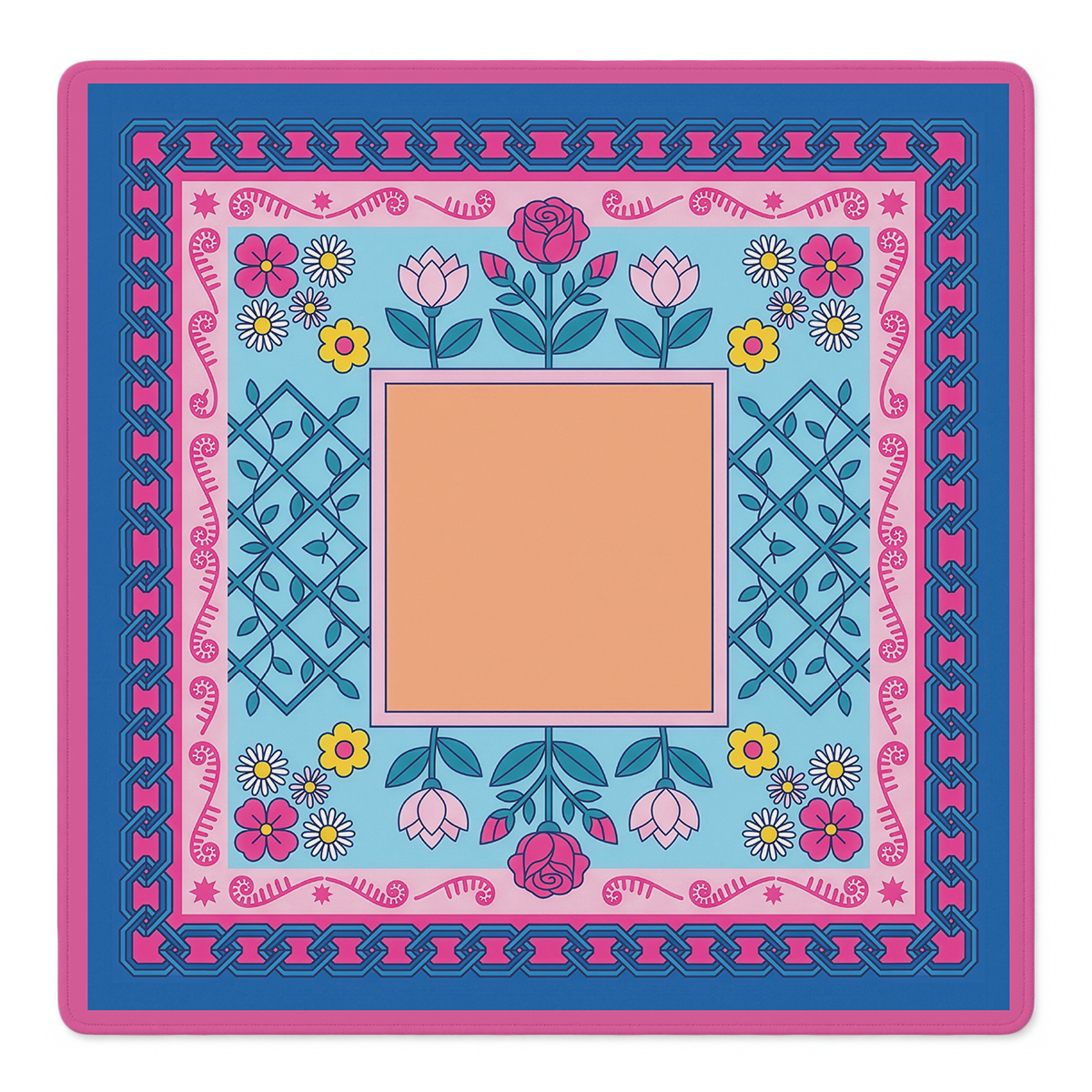 Bloom Where You Are Planted Mahjong Mat by Mahjong by SI