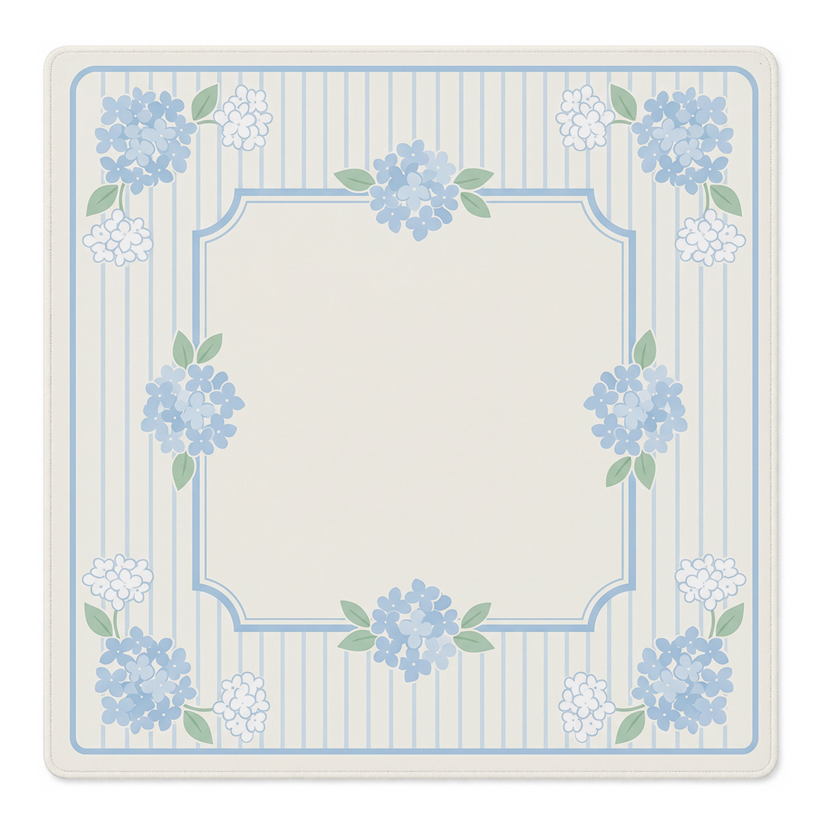 Cottage Garden Stripe Mahjong Mat by Mahjong by SI