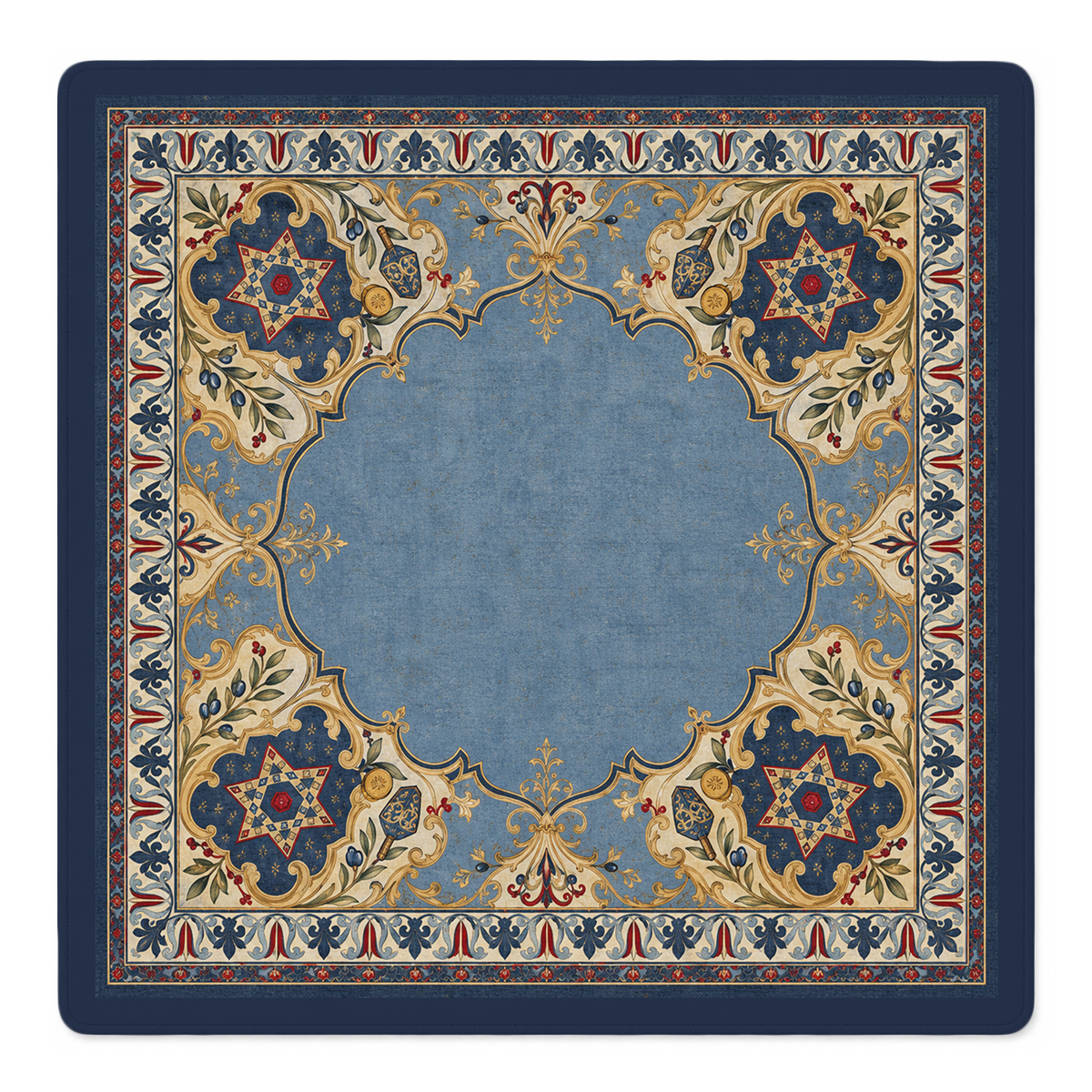 Mazel Tapestry Mahjong Mat by Jen Jones | Mahjong by SI