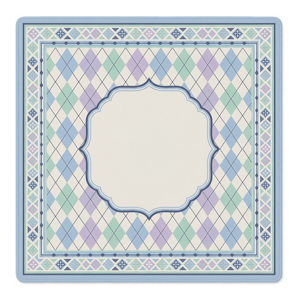 Harlequin Daydream Mahjong Mat by Mahjong by SI