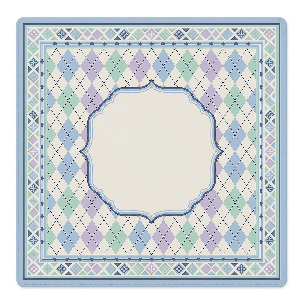 Harlequin Daydream Mahjong Mat by Mahjong by SI